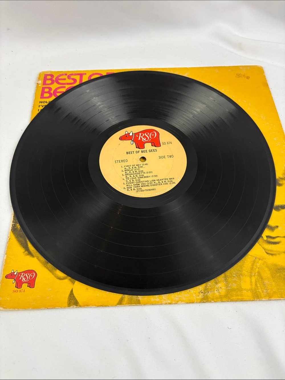 Best of The Bee Gees Original 1973 LP Vinyl Record Album - Stereo Recording - Picture 9 of 10